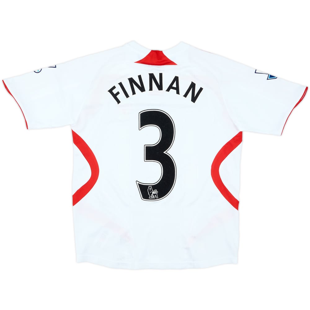 2007-08 Liverpool Away Shirt Finnan #3 - 5/10 - (M.Boys)