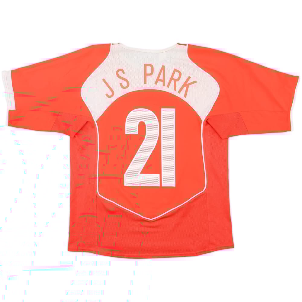 2004-06 South Korea Home Shirt J.S.Park #21 - 7/10 - (L)