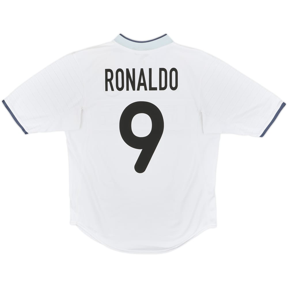 2000-01 Inter Milan Away Shirt Ronaldo #9 - 8/10 - (M)