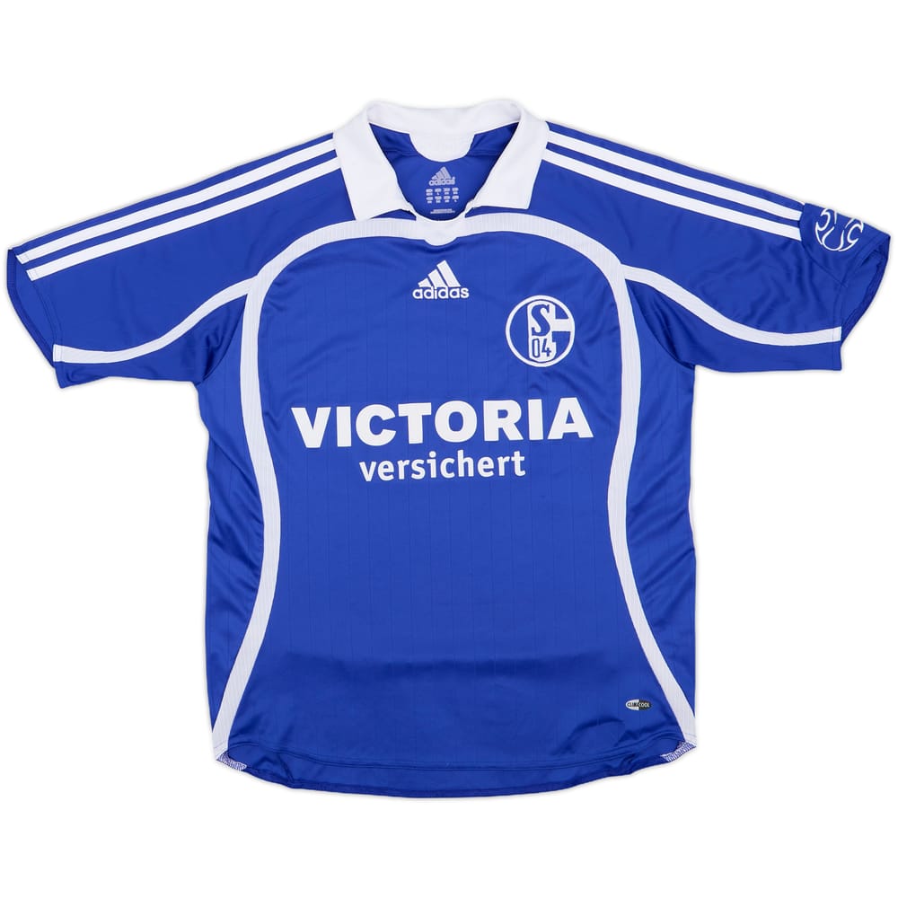 2006-07 Schalke Home Shirt - 8/10 - (L.Boys)