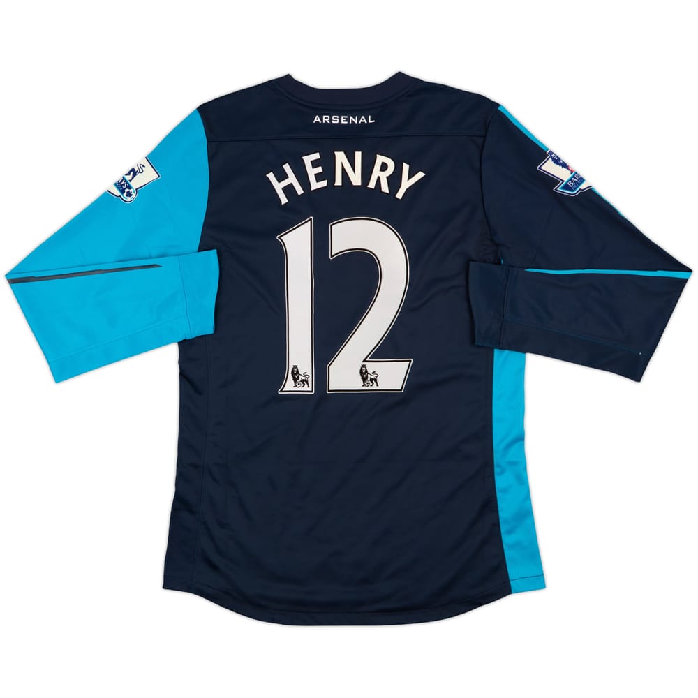 2011-12 Arsenal Player Issue Away L/S Shirt Henry #12 (L)