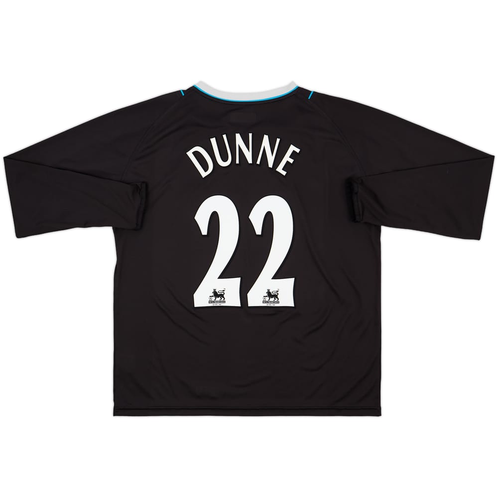 2006-07 Manchester City Away L/S Shirt Dunne #22 - 7/10 - (XXL)
