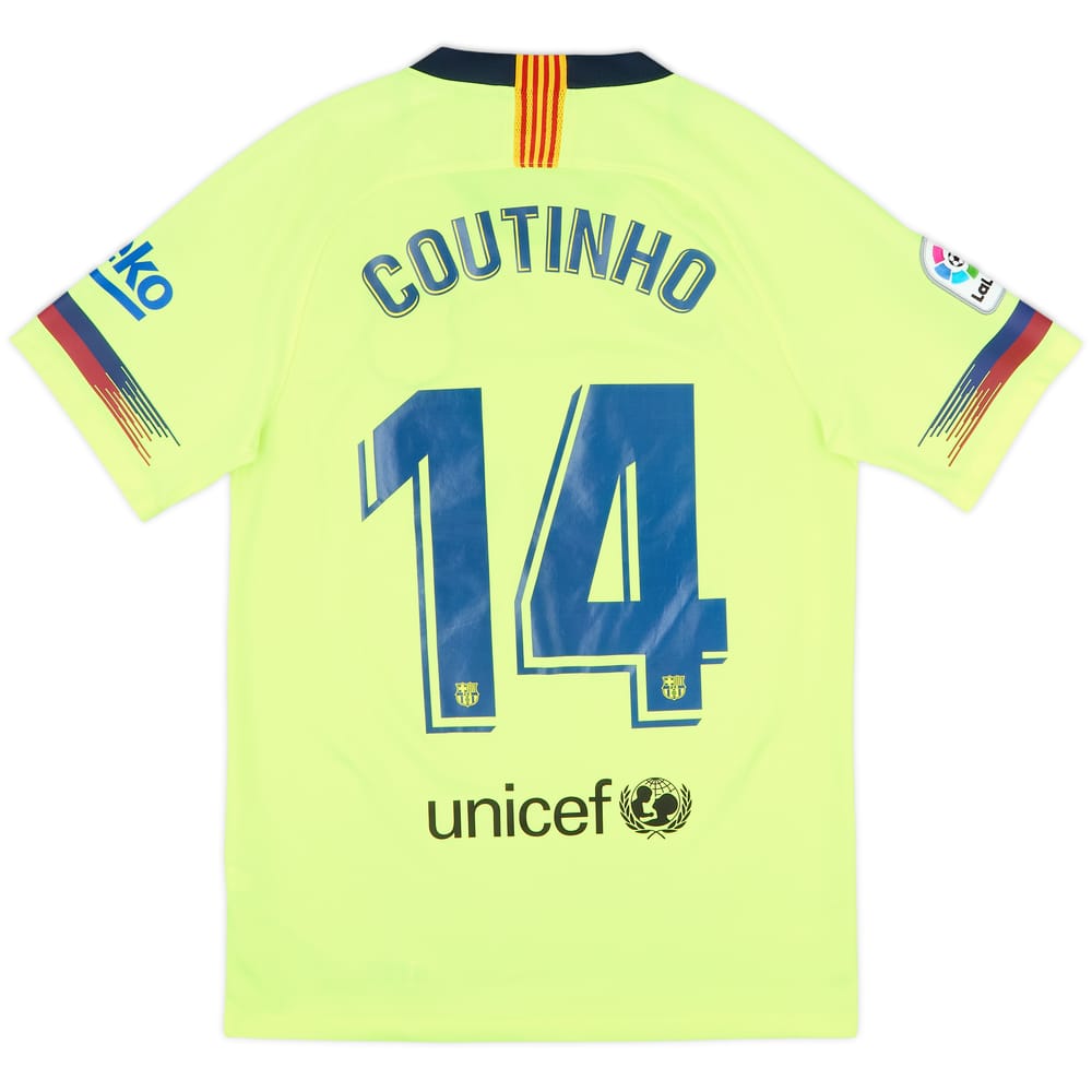 2018-19 Barcelona Away Shirt Coutinho #14 - 8/10 - (S)