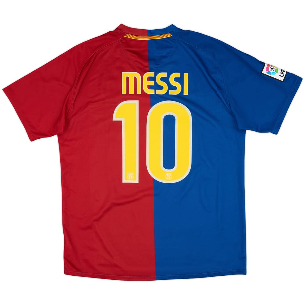 2008-09 Barcelona Home Shirt Messi #10 - 5/10 - (L)