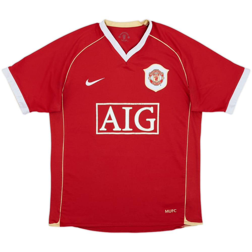 2006-07 Manchester United Home Shirt - 5/10 - (L)