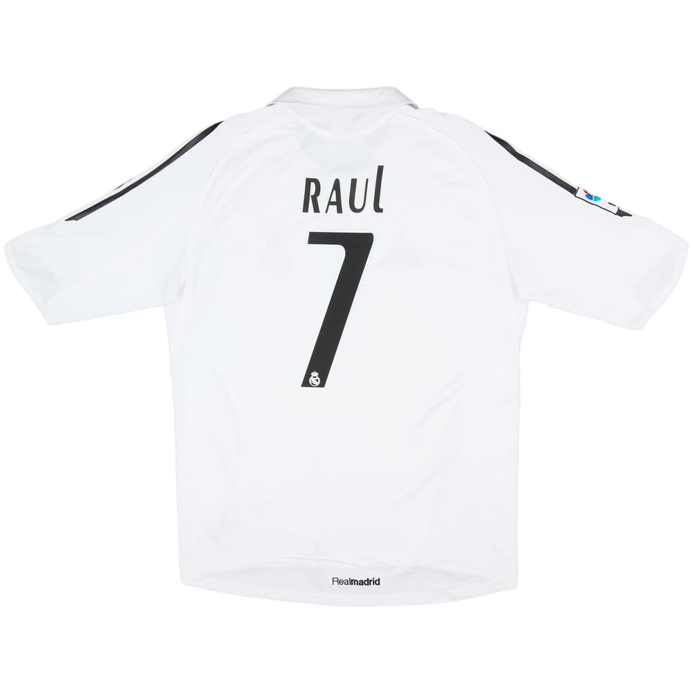 2005-06 Real Madrid Home Shirt Raul #7 - 8/10 - (L)
