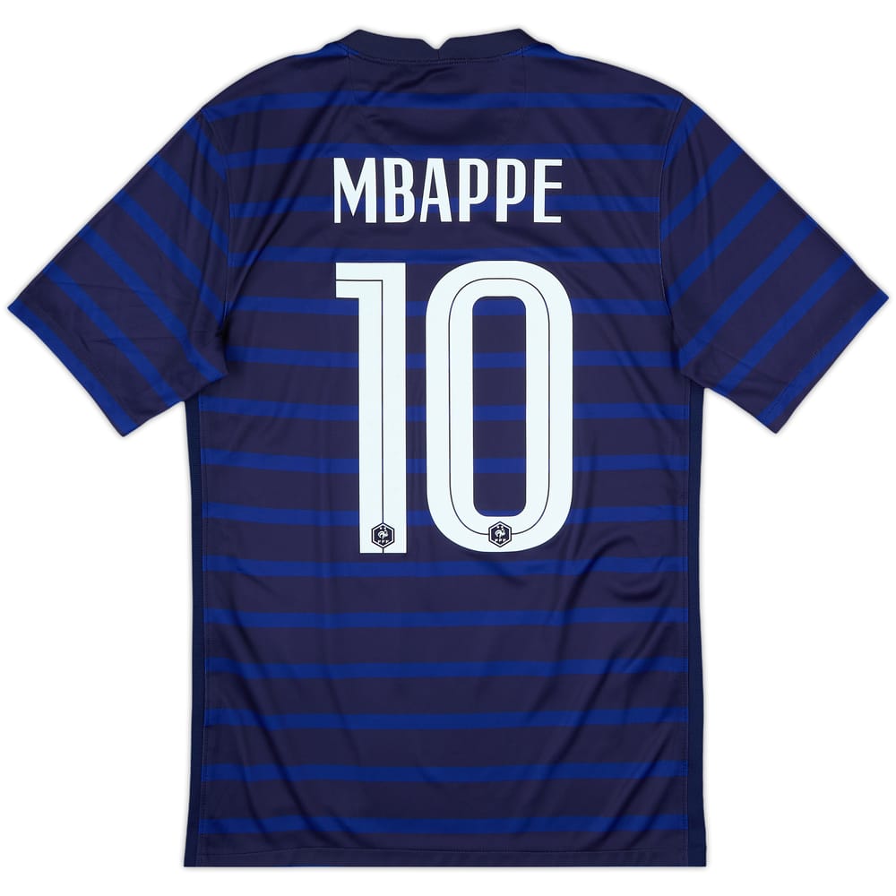 2020-21 France Home Shirt Mbappe #10 - 9/10 - (S)