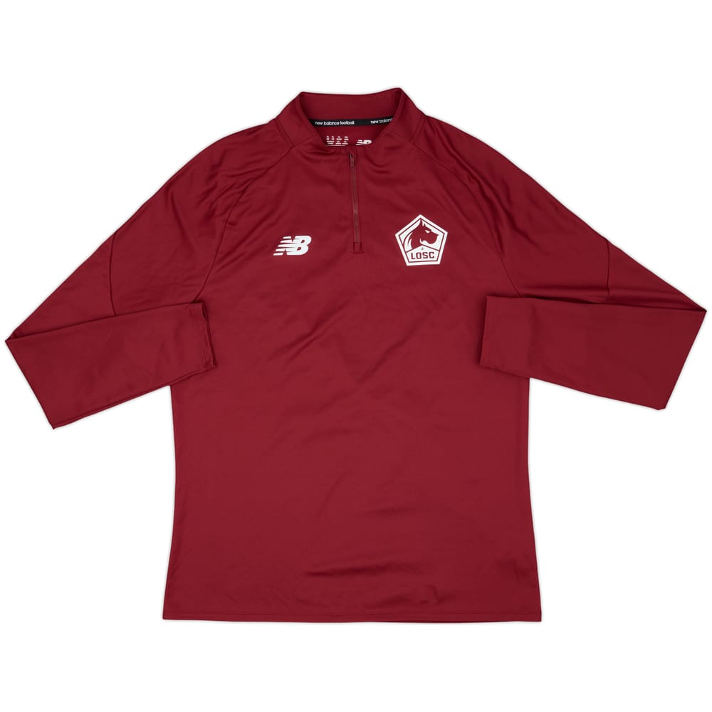 Sudadera de entrenamiento con cierre de 1/4 New Balance del Lille 2024-25 - 10/10 - (XL)