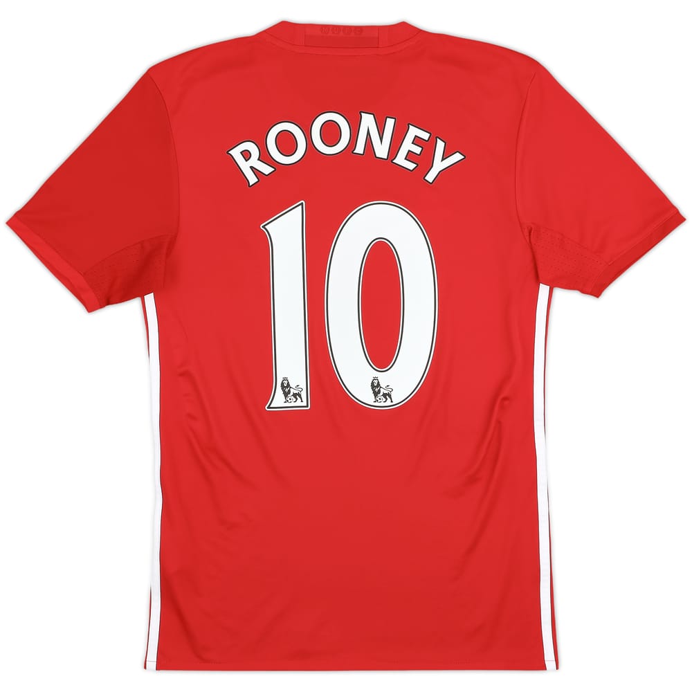 2016-17 Manchester United Home Shirt Rooney #10 - 9/10 - (XS)