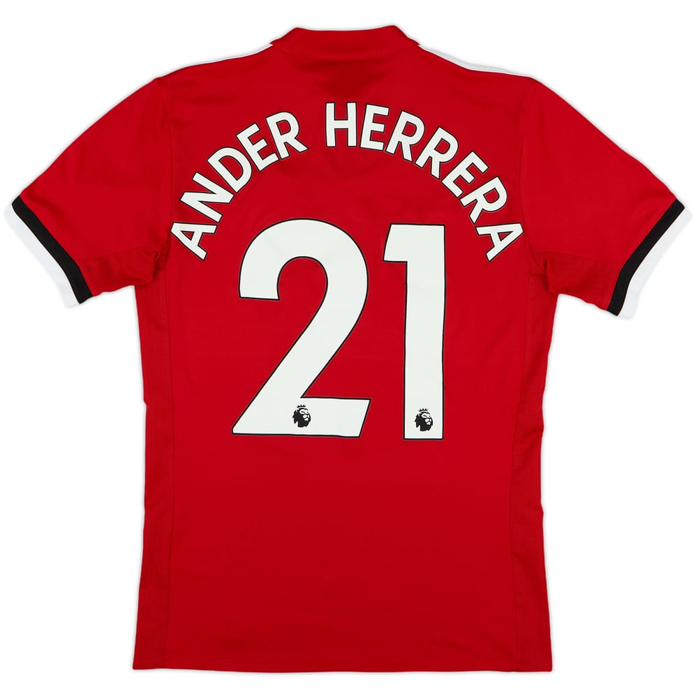 2017-18 Manchester United Home Shirt Ander Herrera #21 - 6/10 - (XS)