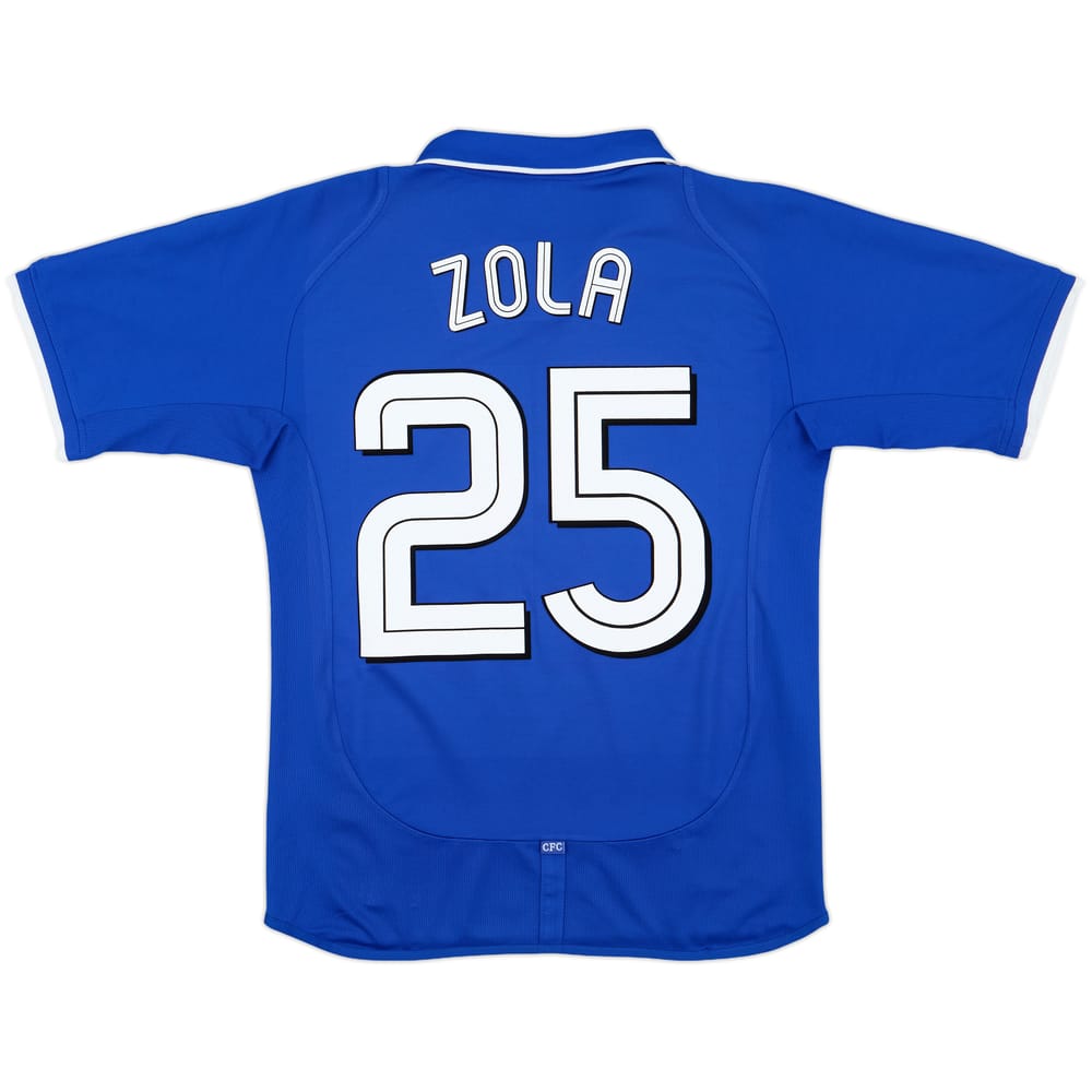 2001-03 Chelsea Home Shirt Zola #25 - 7/10 - (S)