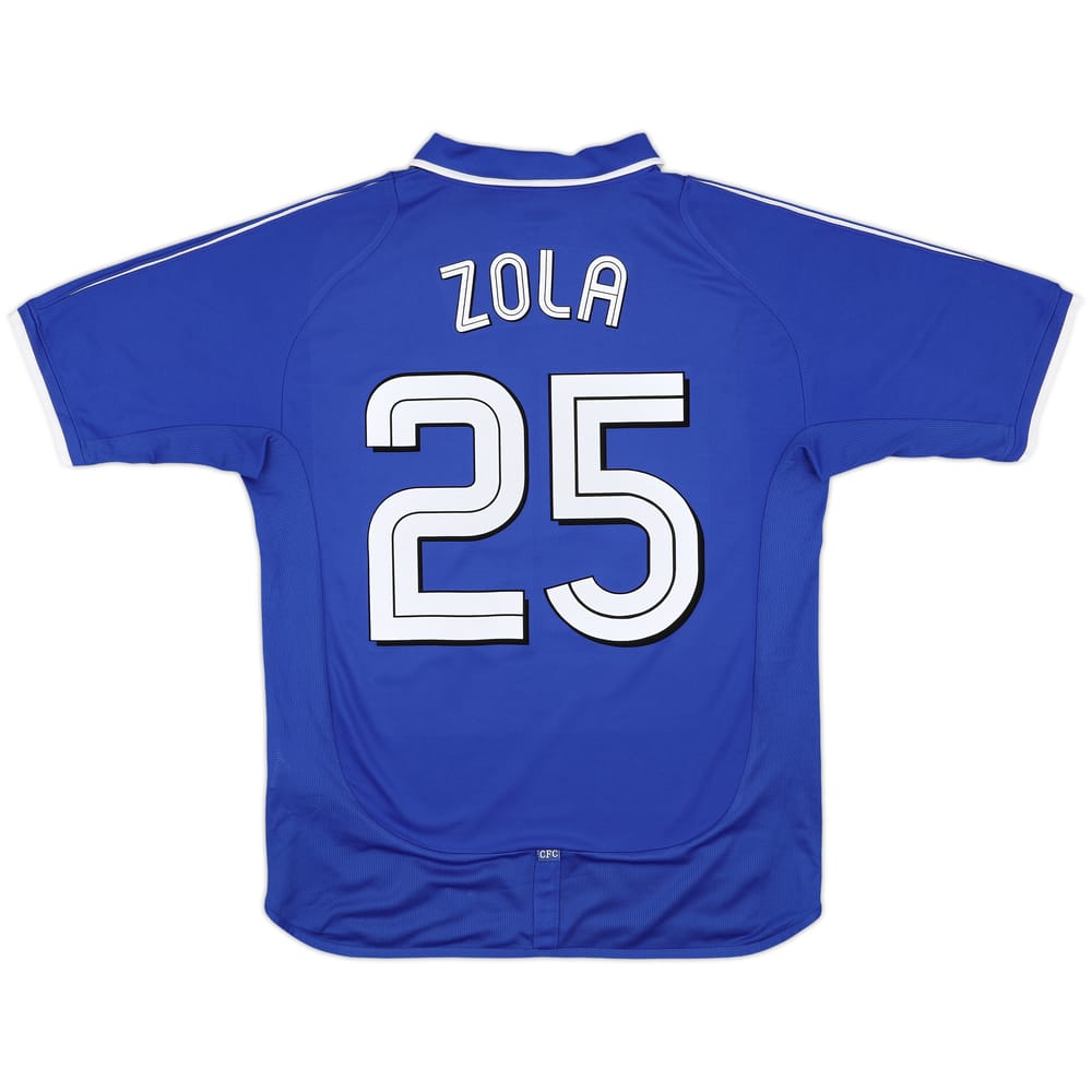 2001-03 Chelsea Home Shirt Zola #25 - 9/10 - (M)