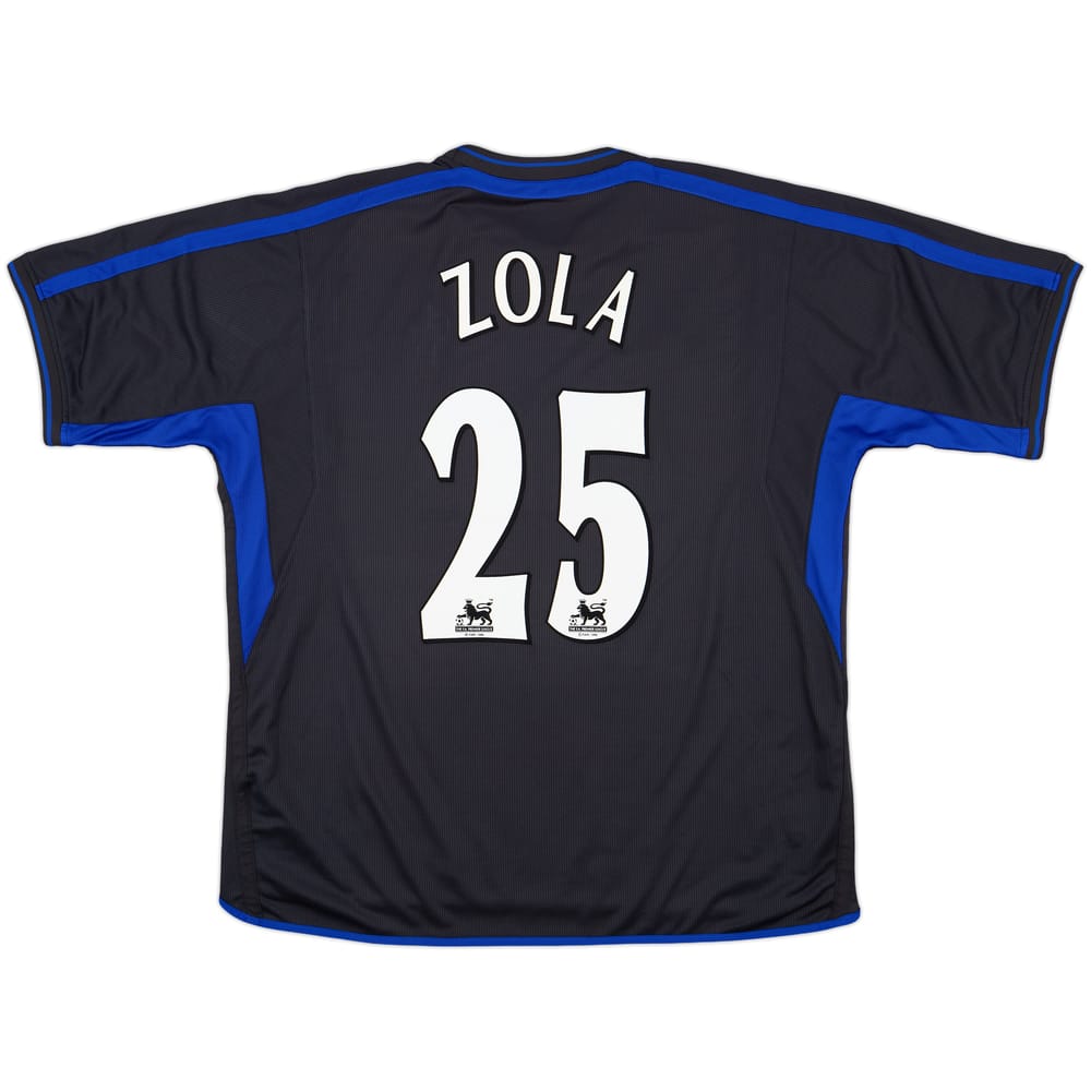 2002-04 Chelsea Away Shirt Zola #25 - 10/10 - (XXL)
