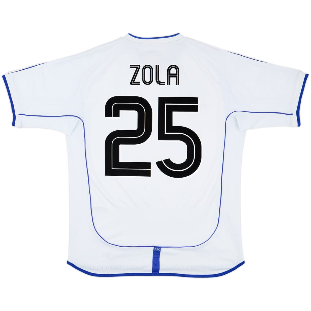 2001-03 Chelsea Away Shirt Zola #25 - 6/10 - (M)