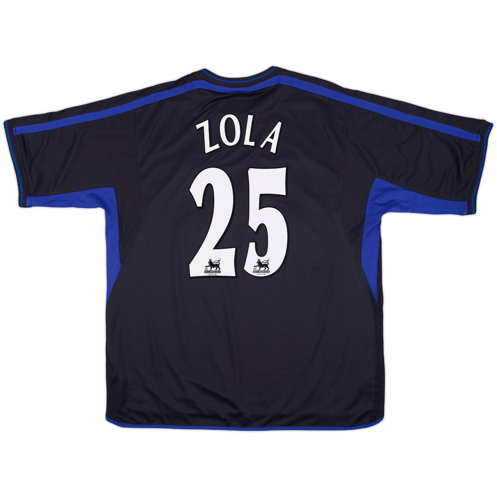 2002-04 Chelsea Away Shirt Zola #25 - 10/10 - (XXL)