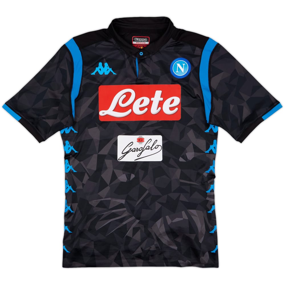 2018-19 Napoli Authentic Away Shirt - 9/10 - (M)