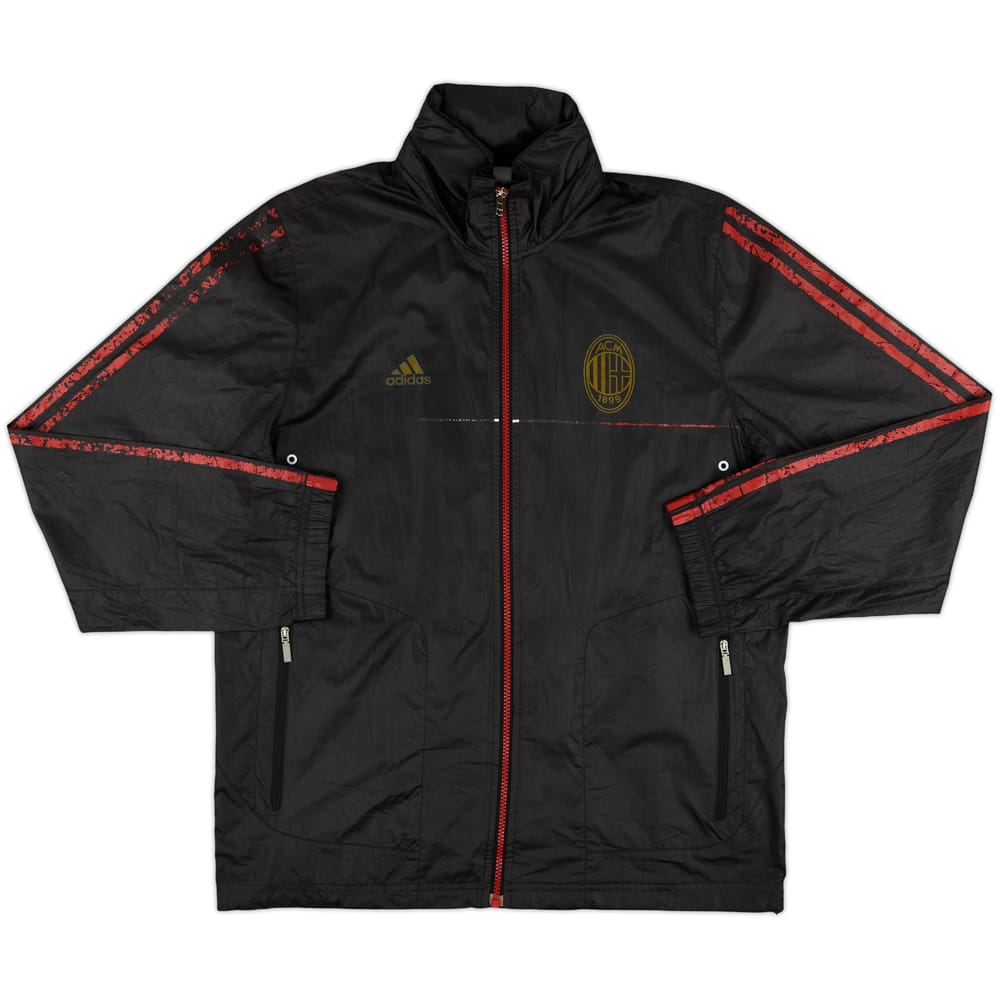 2011-12 AC Milan adidas Hooded Rain Jacket - 5/10 - (L)