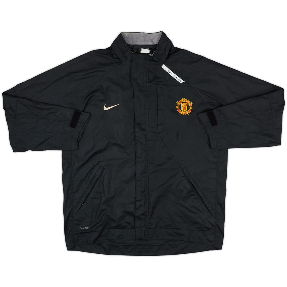 2007-08 Manchester United Nike Hooded Rain Jacket - 6/10 - (M)