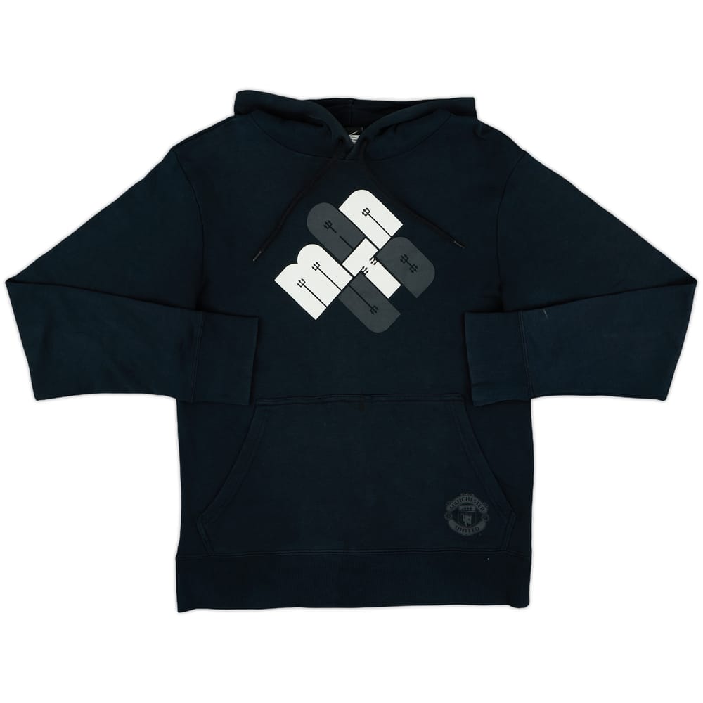 2010-11 Manchester United Nike Hooded Sweat Top - 7/10 - (S)