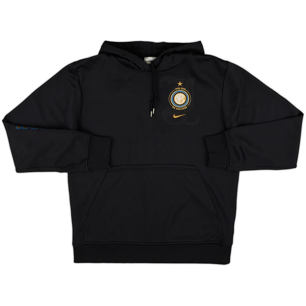 2008-09 Inter Milan Nike Hooded Top - 8/10 - (S)