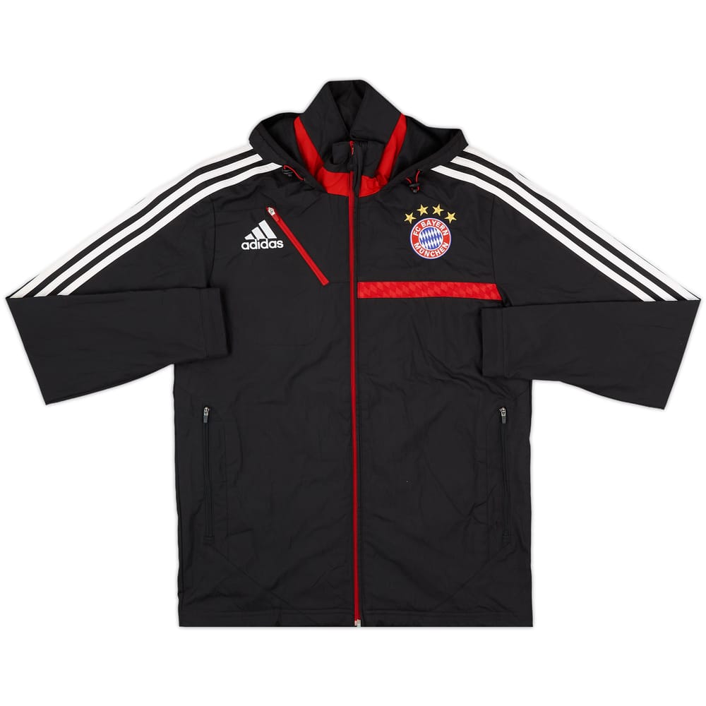2013-14 Bayern Munich adidas Hooded Track Jacket - 8/10 - (M)