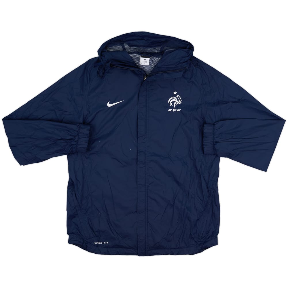 2011-12 France Nike Hooded Rain Jacket - 8/10 - (M)