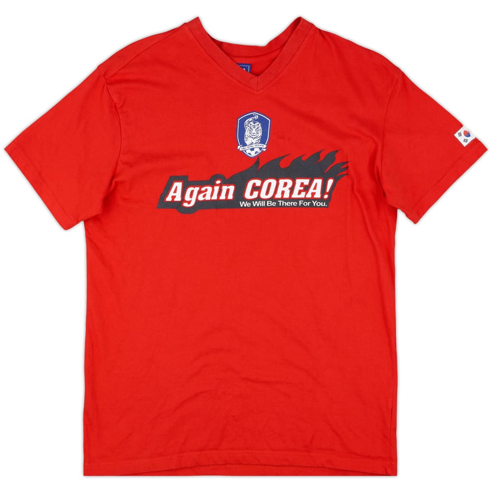 2010 South Korea Signed Cotton Tee - 7/10 - (S)