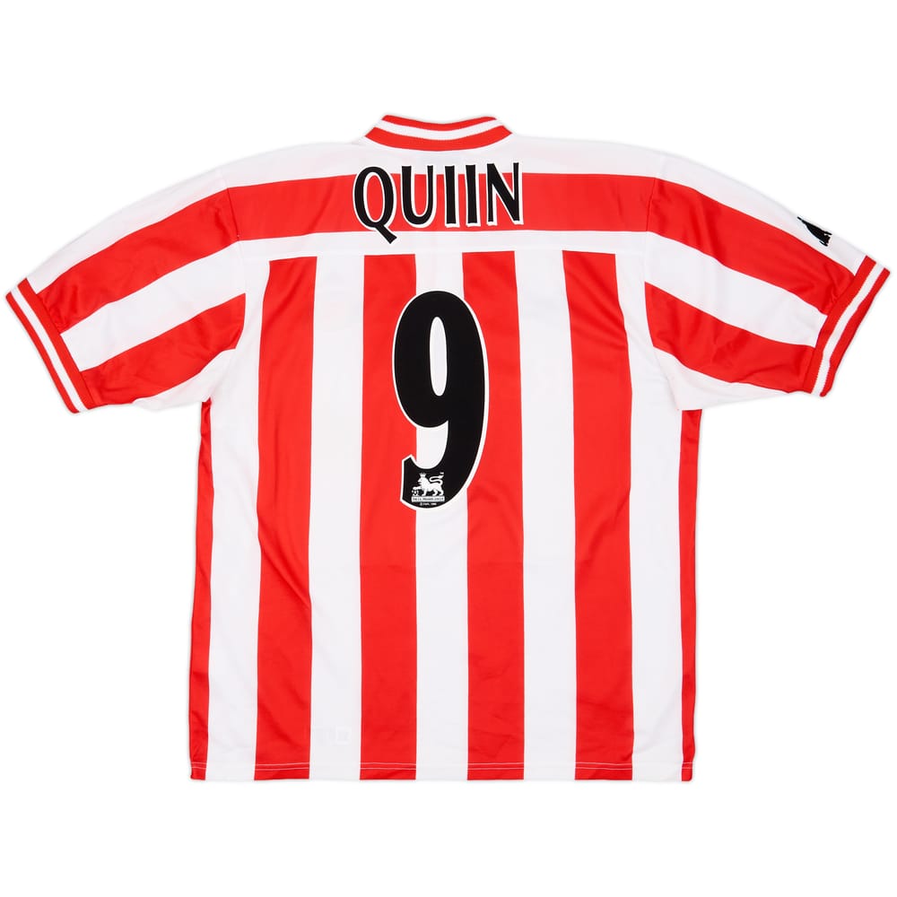 1999-00 Sunderland Home Shirt Quinn #9 - 7/10 - (L)