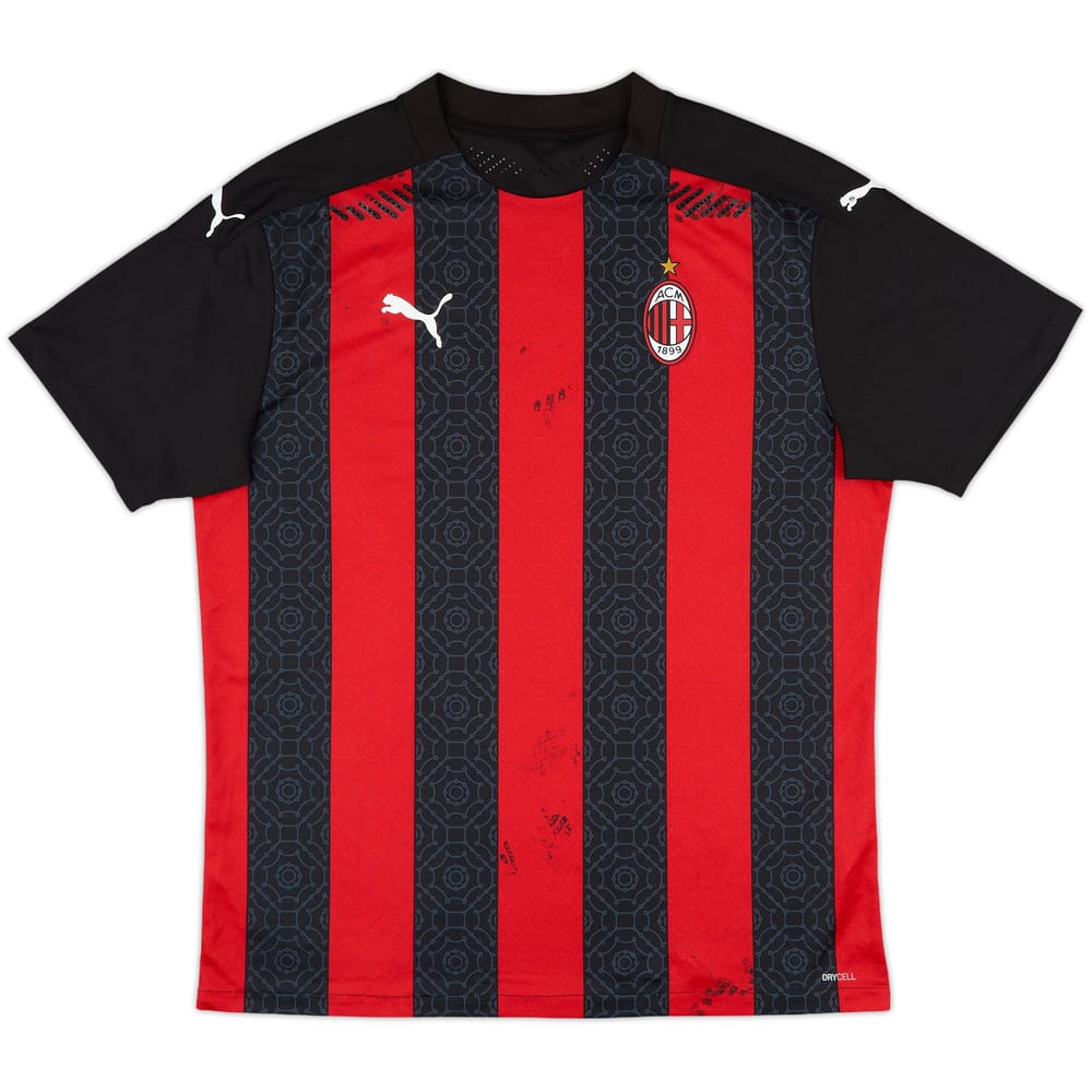 2019-20 AC Milan Authentic Home Shirt - 4/10 - (XL)