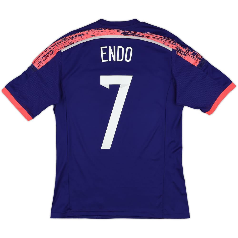 2013-15 Japan Home Shirt Endo #7 - 8/10 - (S)