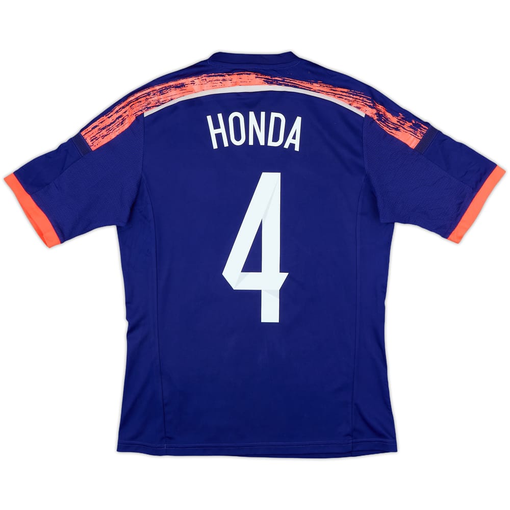 2013-15 Japan Home Shirt Honda #4 - 8/10 - (S)