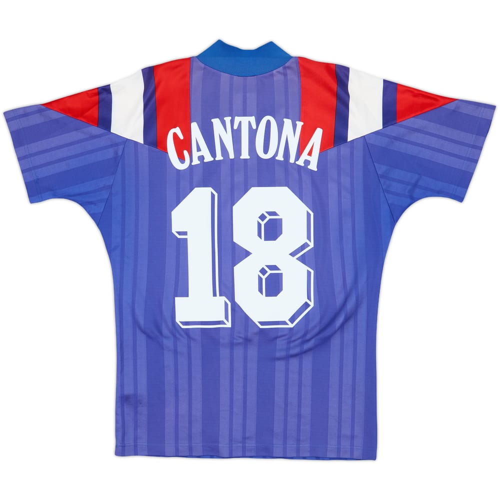1992-94 France Home Shirt Cantona #18 - 8/10 - (M)