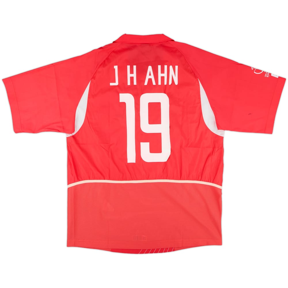 2002-03 South Korea Home Shirt J.H.Ahn #19 - 8/10 - (XL)
