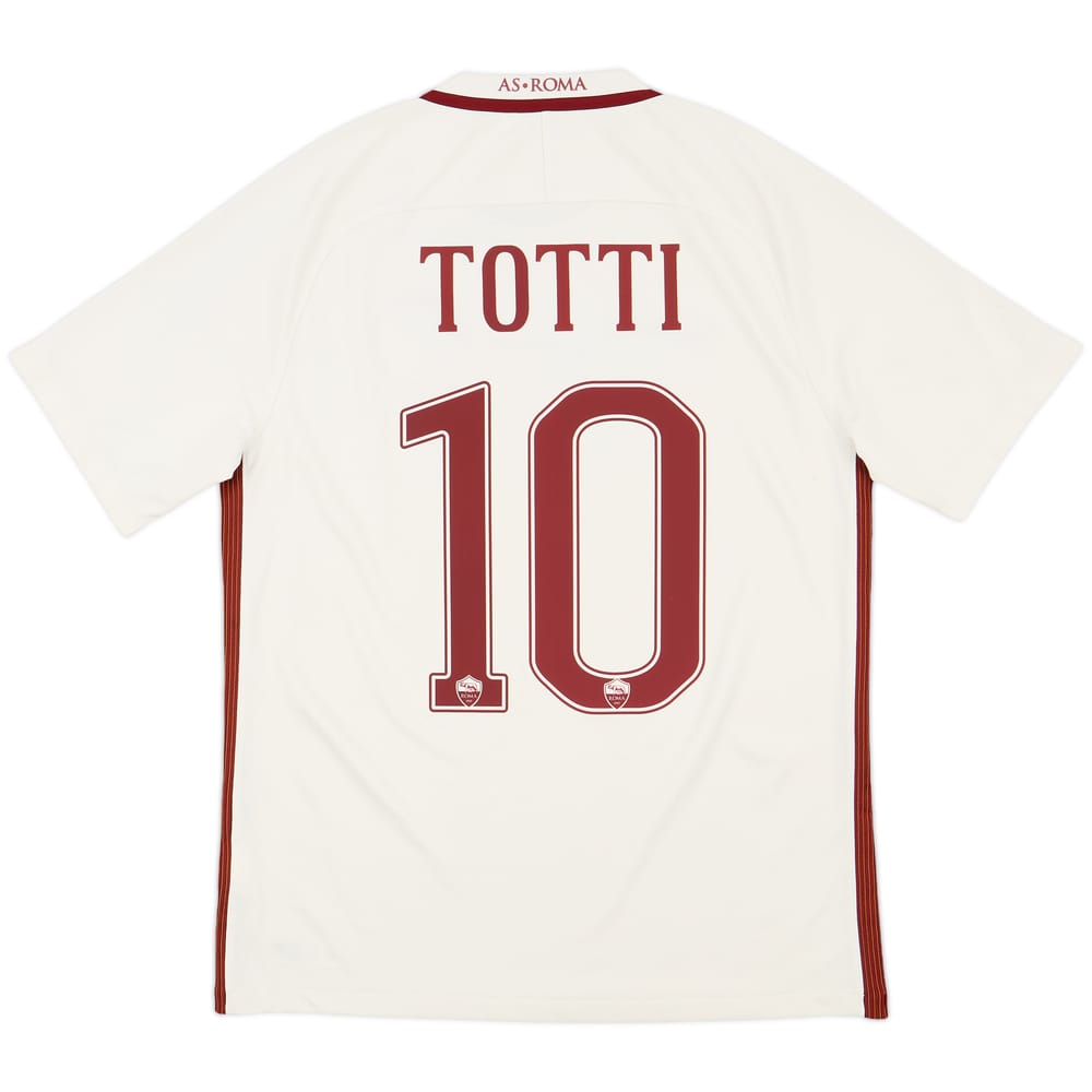 2016-17 Roma Away Shirt Totti #10 - 9/10 - (M)