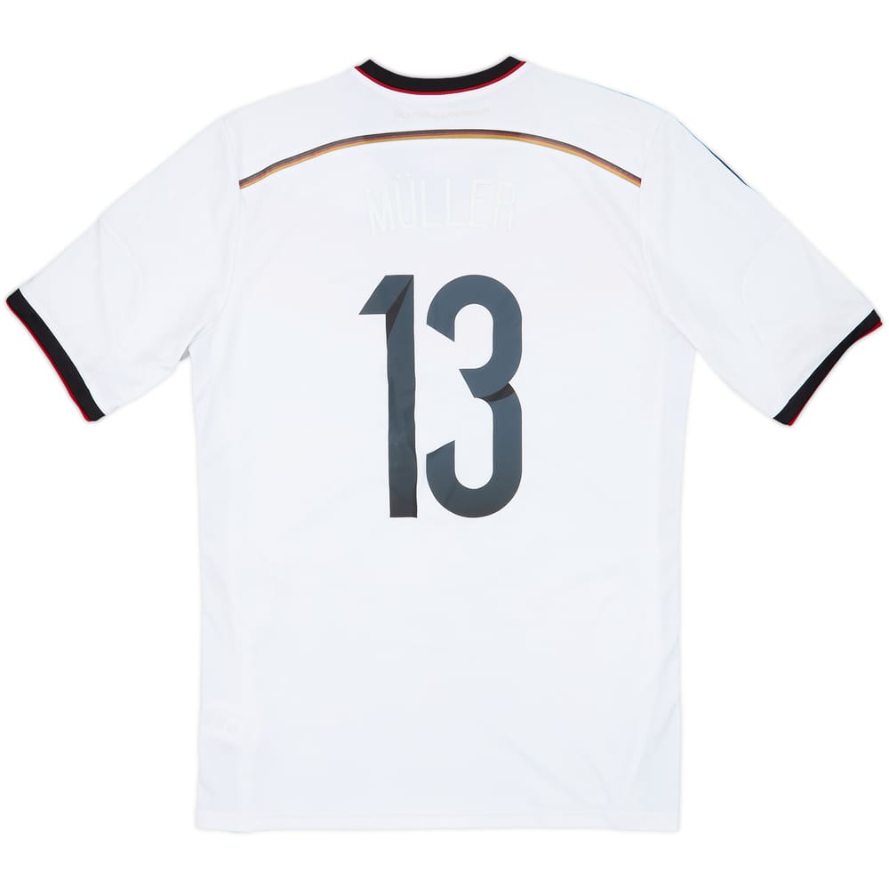 2014-15 Germany Home Shirt Muller #13 - 4/10 - (L)