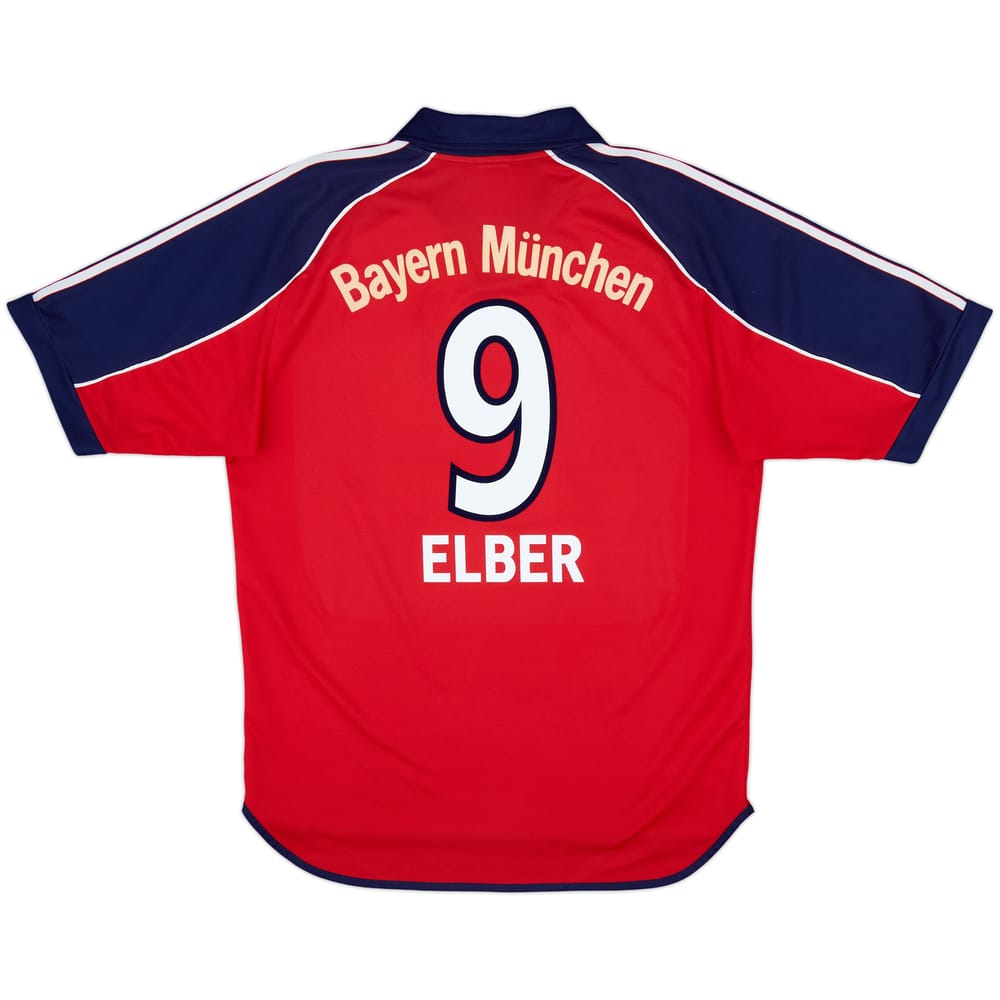 1999-01 Bayern Munich Home Shirt Elber #9 - 8/10 - (M)