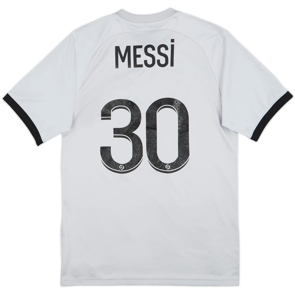 2022-23 Paris Saint-Germain Away Shirt Messi #30 - 7/10 - (S)