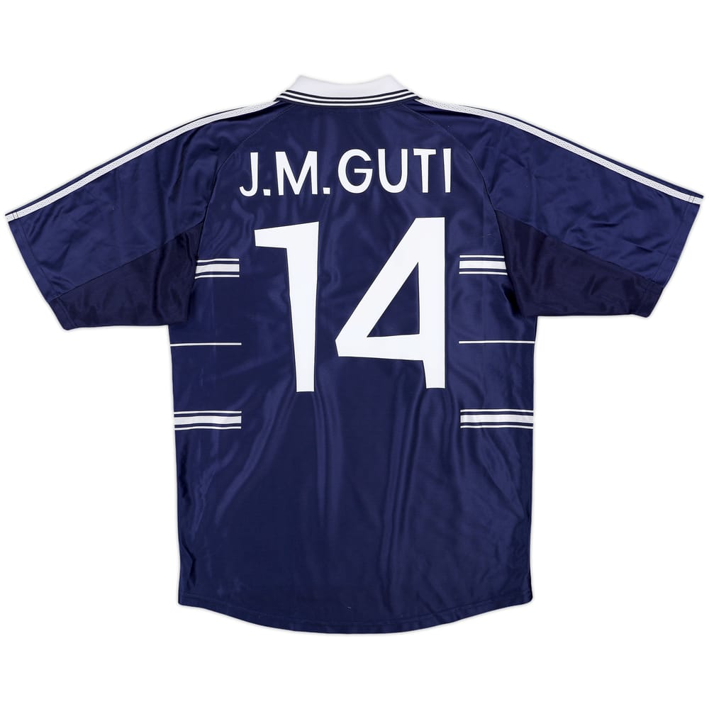 1998-99 Real Madrid Away Shirt J.M.Guti #14 - 8/10 - (M)