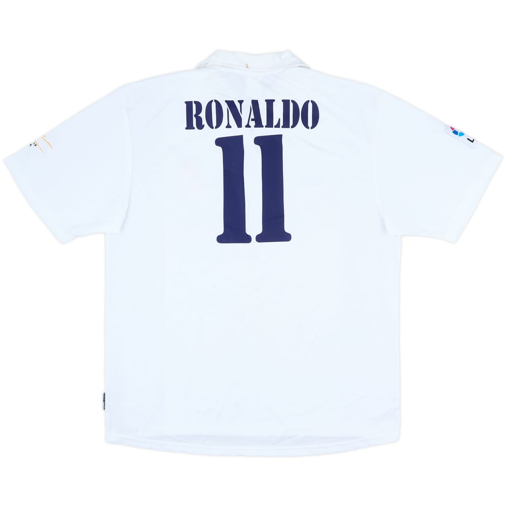2002-03 Real Madrid Centenary Home Shirt Ronaldo #11 - 5/10 - (XL)