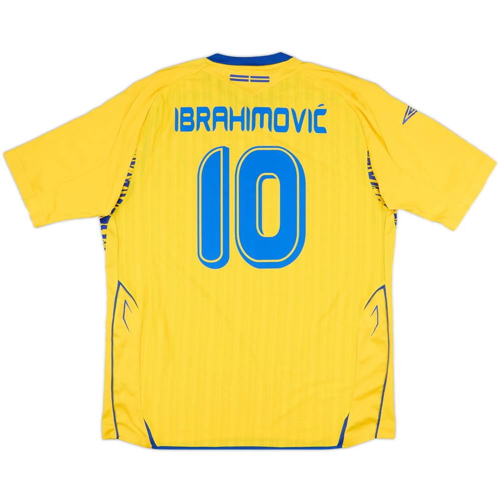 2005-06 Sweden Home Shirt Ibrahimovic #10 - 9/10 - (XL)