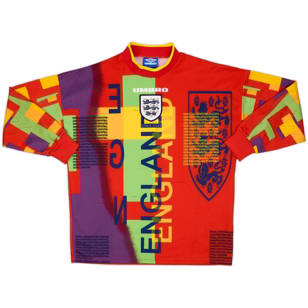 1995-96 England GK Shirt #1 - 8/10 - (L)