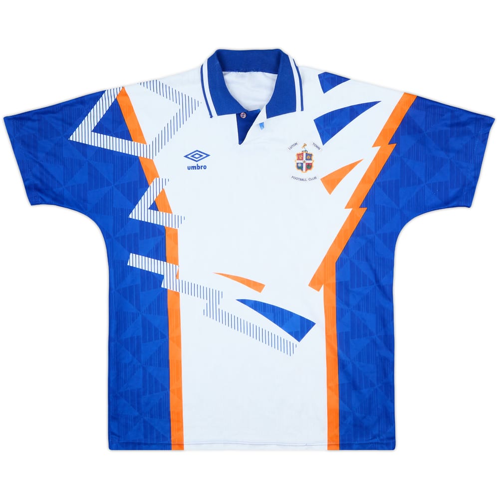 1991-92 Luton Town Home Shirt - 9/10 - (L/XL)