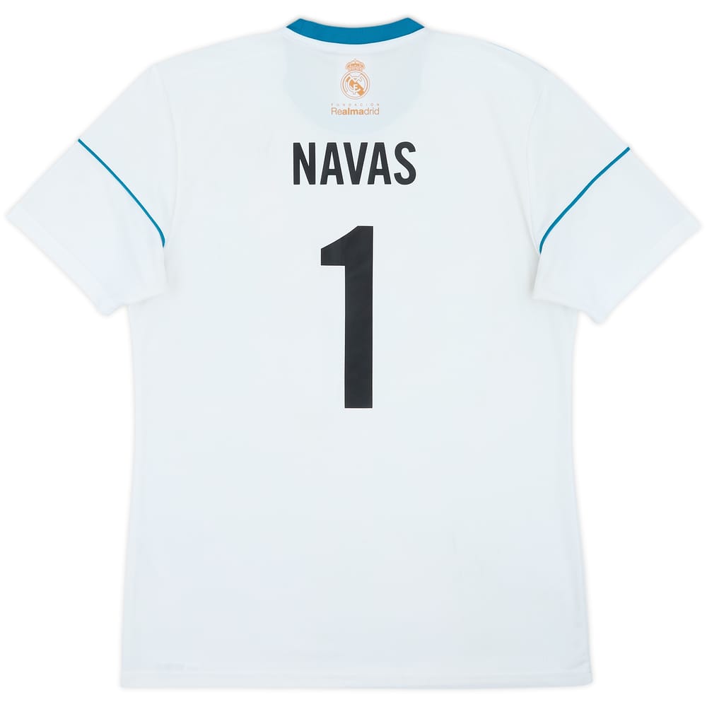 2018-19 Real Madrid adidas Training Shirt Navas #1 - 5/10 - (M)