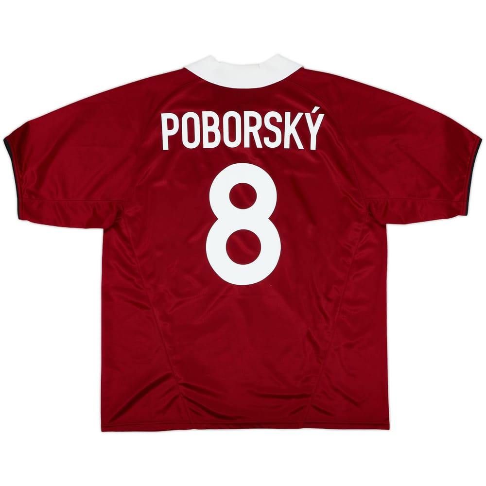 2003-04 Sparta Prague Home Shirt Poborsky #8 - 8/10 - (L)