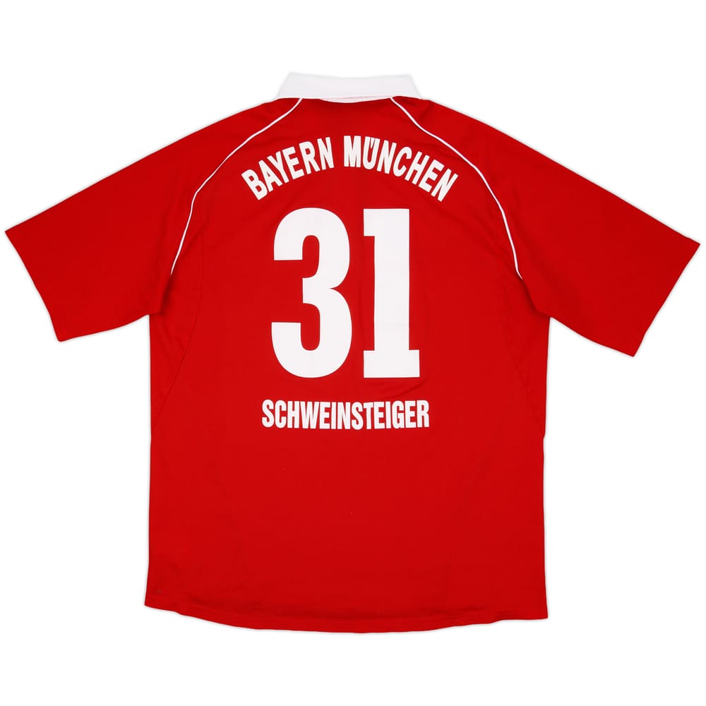 2005-06 Bayern Munich Home Shirt Schweinsteiger #31 - 7/10 - (XL)