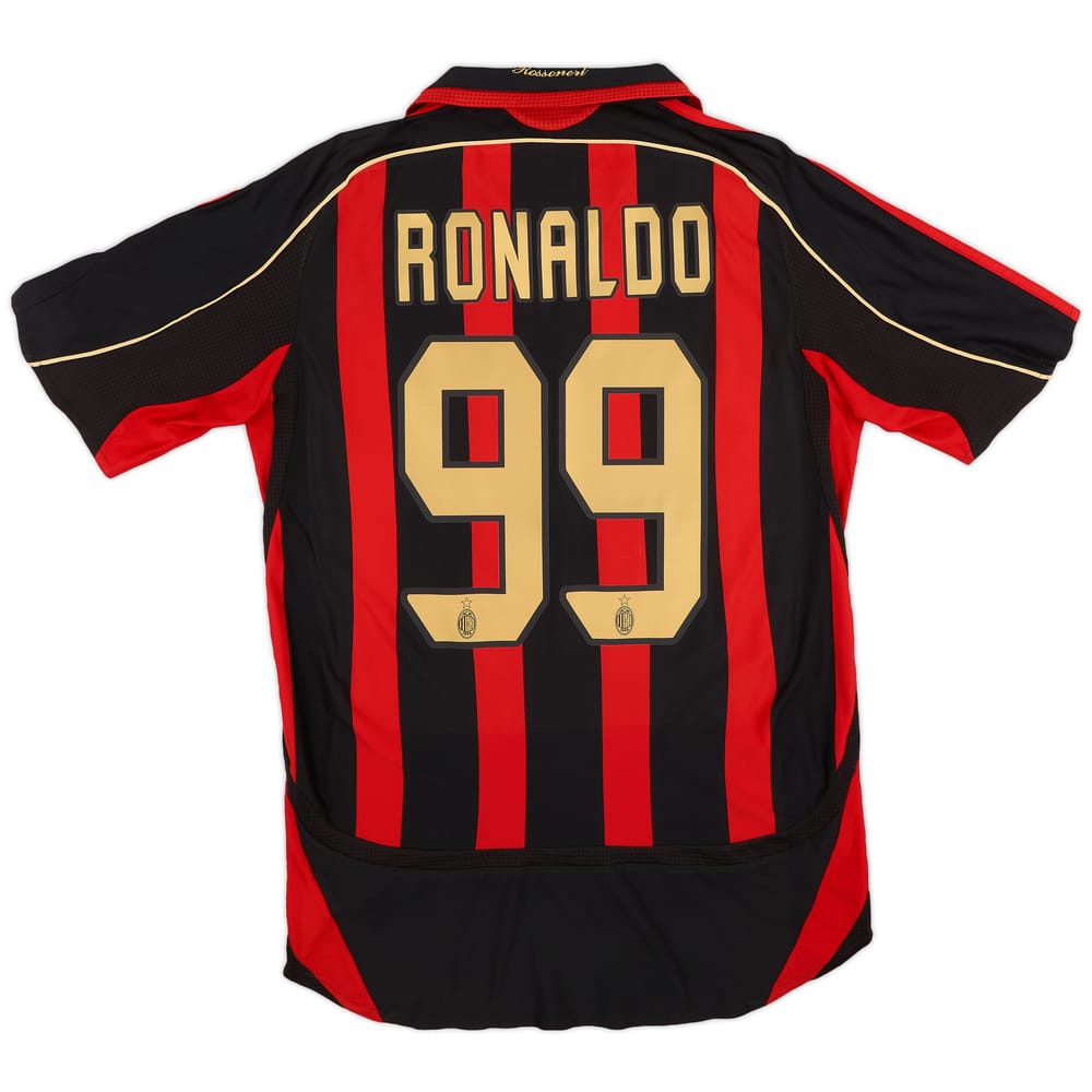 2006-07 AC Milan Home Shirt Ronaldo #99 - 5/10 - (M)