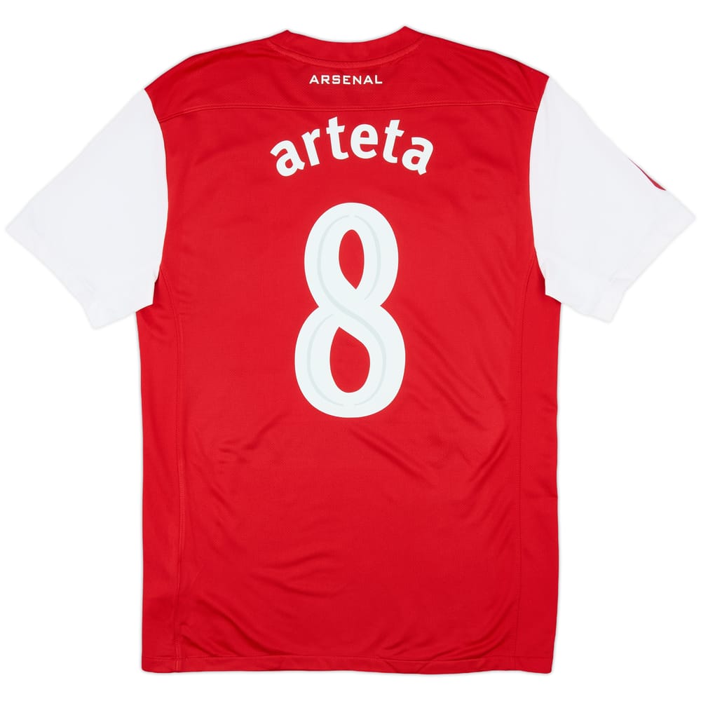 2011-12 Arsenal Home Shirt Arteta #8 - 8/10 - (M)