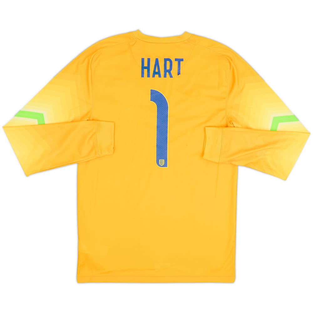 2014-15 England GK Shirt Hart #1 - 5/10 - (S)