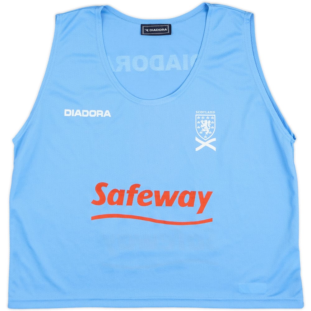 2003-05 Scotland Player Issue Diadora Training Bib - 8/10 - (XL)