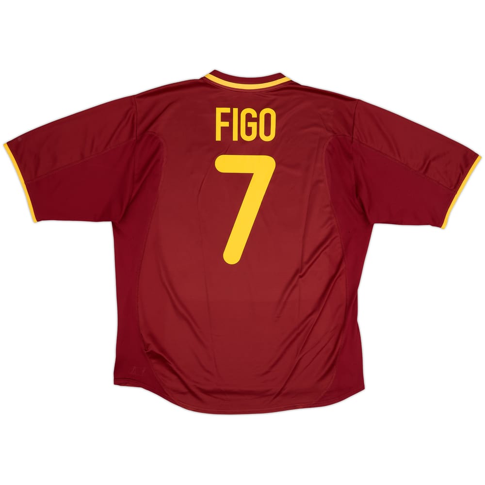 2000-02 Portugal Home Shirt Figo #7 - 6/10 - (XL)